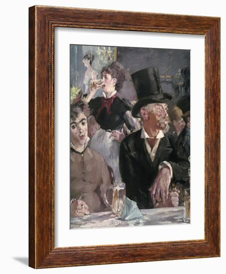 The Cafe Concert-Edouard Manet-Framed Giclee Print