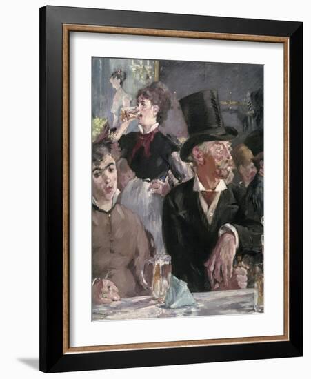 The Cafe Concert-Edouard Manet-Framed Giclee Print