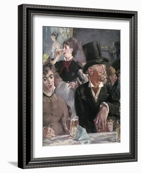 The Cafe Concert-Edouard Manet-Framed Giclee Print