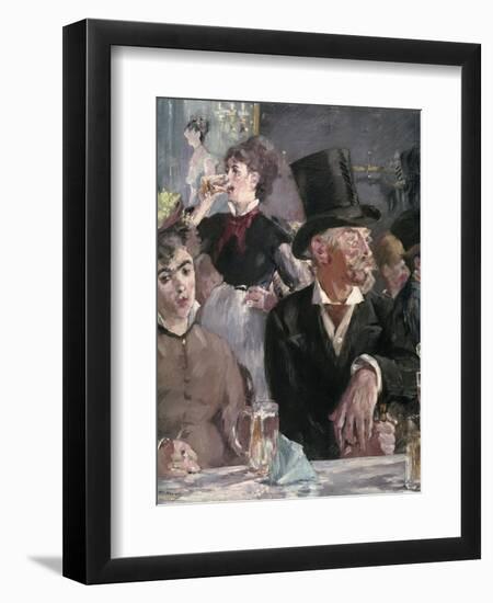 The Cafe Concert-Edouard Manet-Framed Premium Giclee Print
