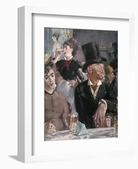 The Cafe Concert-Edouard Manet-Framed Premium Giclee Print