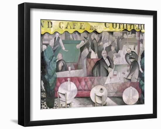 The Cafe Du Commerce-Jean-Emile Laboureur-Framed Giclee Print