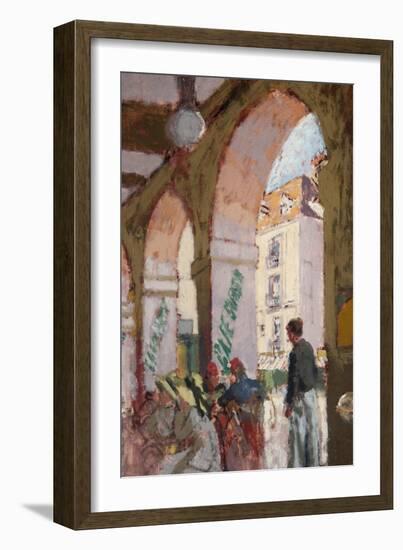 The Café Suisse, 1914-Walter Richard Sickert-Framed Giclee Print