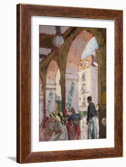 The Café Suisse, 1914-Walter Richard Sickert-Framed Giclee Print