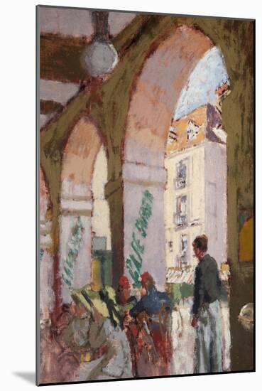 The Café Suisse, 1914-Walter Richard Sickert-Mounted Giclee Print