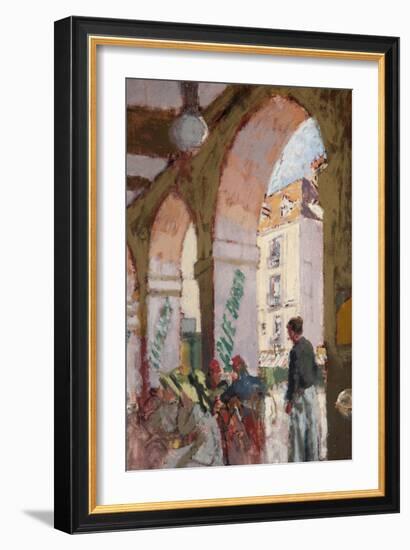 The Café Suisse, 1914-Walter Richard Sickert-Framed Giclee Print