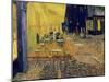 The Café Terrace on the Place du Forum, Arles, at Night, c.1888 (detail)-Vincent van Gogh-Mounted Giclee Print