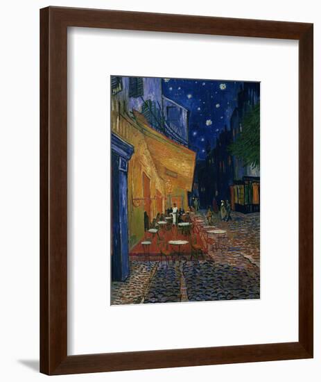 The Café Terrace on the Place du Forum, Arles, at Night, c.1888-Vincent van Gogh-Framed Photographic Print