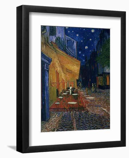 The Café Terrace on the Place du Forum, Arles, at Night, c.1888-Vincent van Gogh-Framed Photographic Print