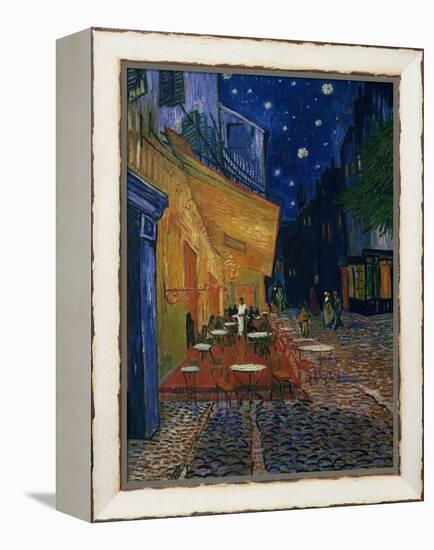 The Café Terrace on the Place du Forum, Arles, at Night, c.1888-Vincent van Gogh-Framed Premier Image Canvas