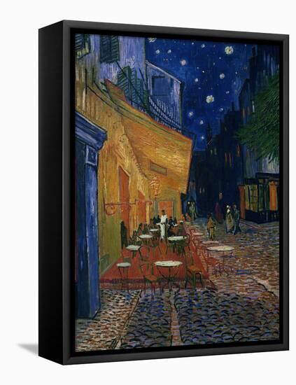 The Café Terrace on the Place du Forum, Arles, at Night, c.1888-Vincent van Gogh-Framed Premier Image Canvas