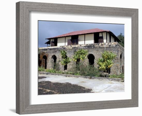 The Cafetal La Isabelica, an Old Coffee Plantation in Hills Above Santiago, Cuba, West Indies-R H Productions-Framed Photographic Print