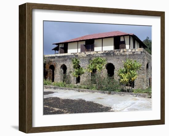 The Cafetal La Isabelica, an Old Coffee Plantation in Hills Above Santiago, Cuba, West Indies-R H Productions-Framed Photographic Print