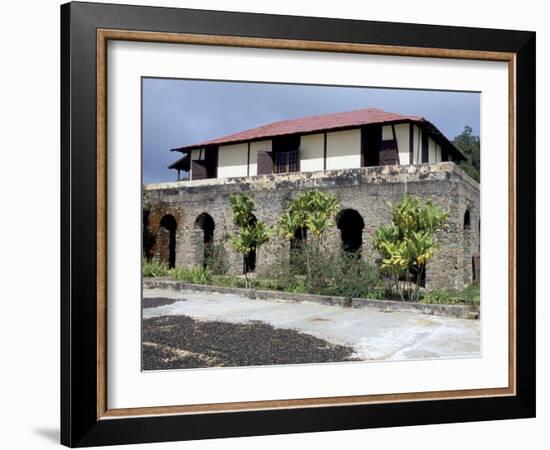 The Cafetal La Isabelica, an Old Coffee Plantation in Hills Above Santiago, Cuba, West Indies-R H Productions-Framed Photographic Print