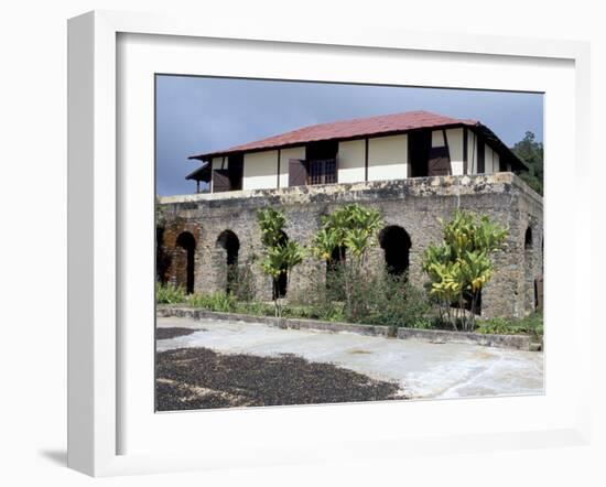 The Cafetal La Isabelica, an Old Coffee Plantation in Hills Above Santiago, Cuba, West Indies-R H Productions-Framed Photographic Print