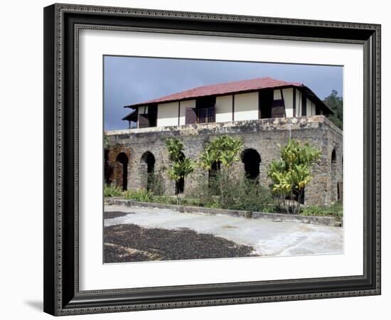 The Cafetal La Isabelica, an Old Coffee Plantation in Hills Above Santiago, Cuba, West Indies-R H Productions-Framed Photographic Print