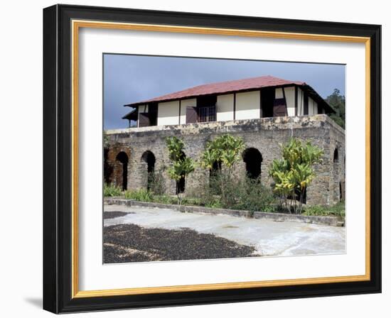 The Cafetal La Isabelica, an Old Coffee Plantation in Hills Above Santiago, Cuba, West Indies-R H Productions-Framed Photographic Print