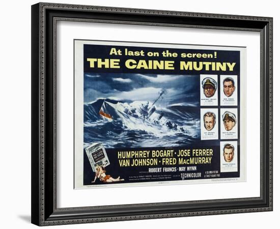 The Caine Mutiny, 1954, Directed by Edward Dmytryk-null-Framed Giclee Print