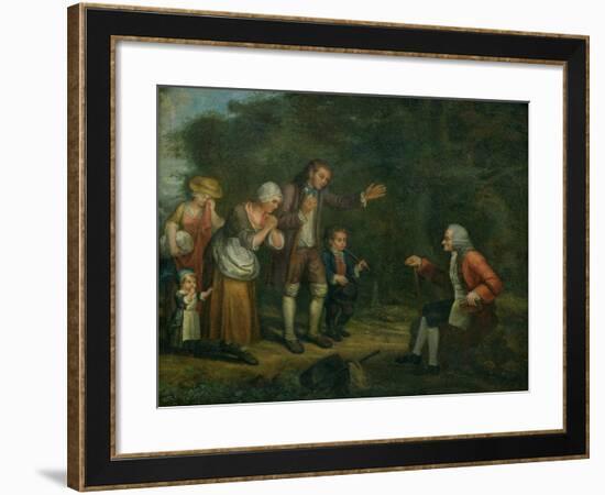 The Calas Family Before Voltaire at Ferney-null-Framed Giclee Print