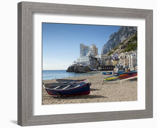 The Caleta Hotel, Catalan Bay, Gibraltar, Europe-Giles Bracher-Framed Photographic Print