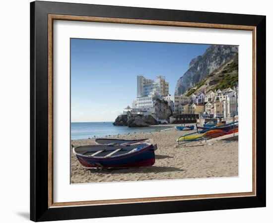 The Caleta Hotel, Catalan Bay, Gibraltar, Europe-Giles Bracher-Framed Photographic Print