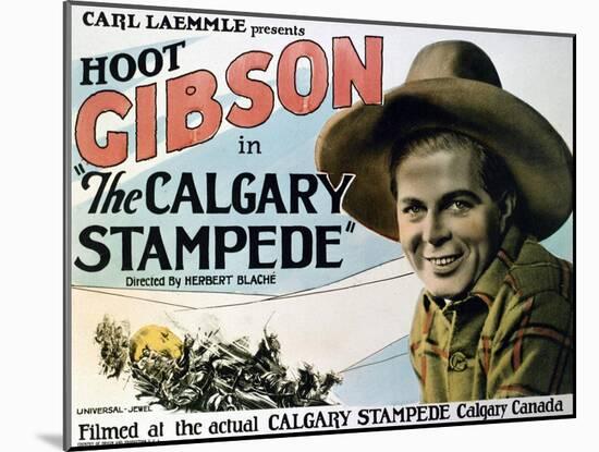 The Calgary Stampede, 1925, Directed by Herbert Blache-null-Mounted Giclee Print