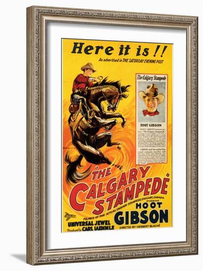 The Calgary Stampede-null-Framed Art Print