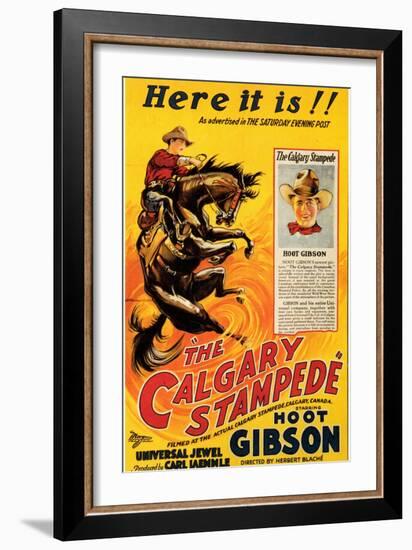 The Calgary Stampede-null-Framed Art Print