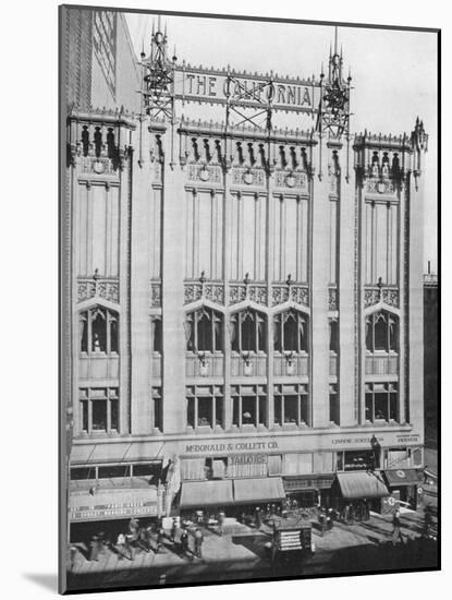 The California Theatre, San Francisco, California, 1922-null-Mounted Photographic Print