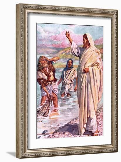 The Call of Andrew and Peter-Harold Copping-Framed Giclee Print