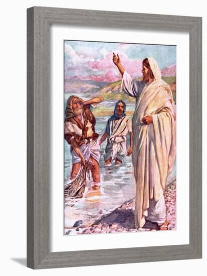 The Call of Andrew and Peter-Harold Copping-Framed Giclee Print