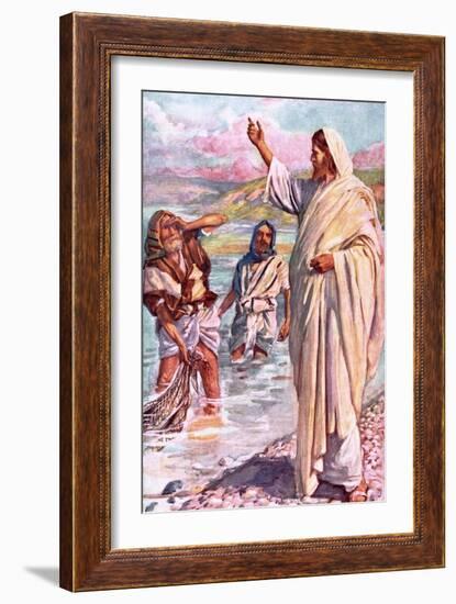 The Call of Andrew and Peter-Harold Copping-Framed Giclee Print