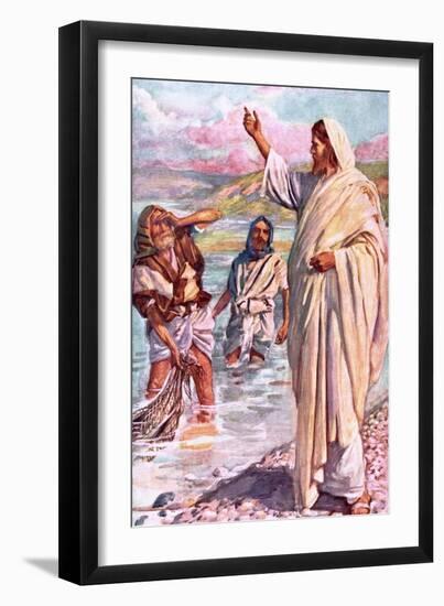 The Call of Andrew and Peter-Harold Copping-Framed Giclee Print