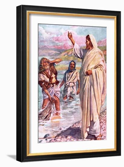 The Call of Andrew and Peter-Harold Copping-Framed Giclee Print