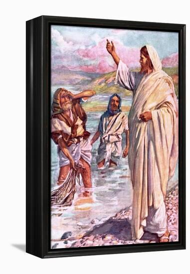 The Call of Andrew and Peter-Harold Copping-Framed Premier Image Canvas