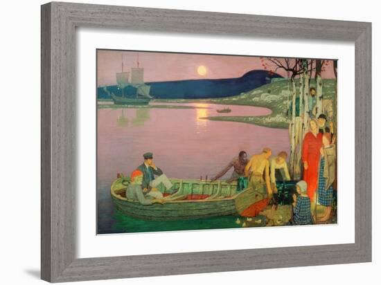 The Call of the Sea, 1925-Frederick Cayley Robinson-Framed Giclee Print