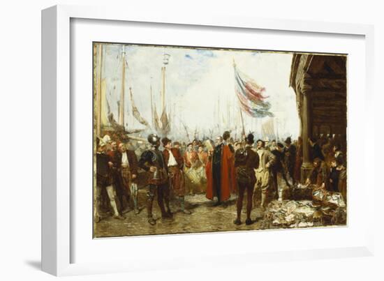 The Call to Arms, 1894-John Seymour Lucas-Framed Giclee Print