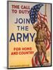 The Call to Duty, Join the Army-Vintage Reproduction-Mounted Giclee Print