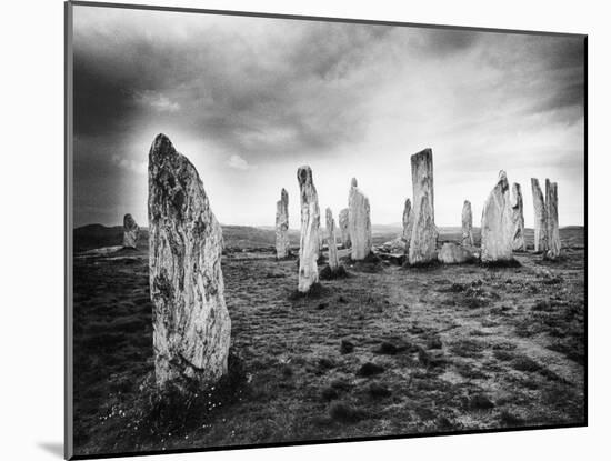 The Callanish Stones, Isle of Lewis, Outer Hebrides, Scotland-Simon Marsden-Mounted Giclee Print