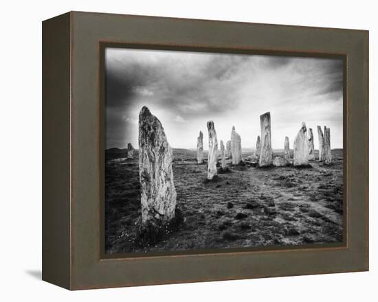 The Callanish Stones, Isle of Lewis, Outer Hebrides, Scotland-Simon Marsden-Framed Premier Image Canvas