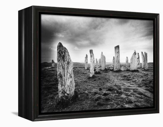 The Callanish Stones, Isle of Lewis, Outer Hebrides, Scotland-Simon Marsden-Framed Premier Image Canvas