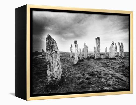 The Callanish Stones, Isle of Lewis, Outer Hebrides, Scotland-Simon Marsden-Framed Premier Image Canvas