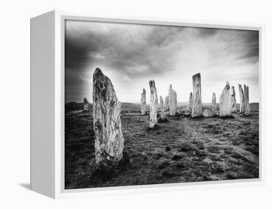 The Callanish Stones, Isle of Lewis, Outer Hebrides, Scotland-Simon Marsden-Framed Premier Image Canvas