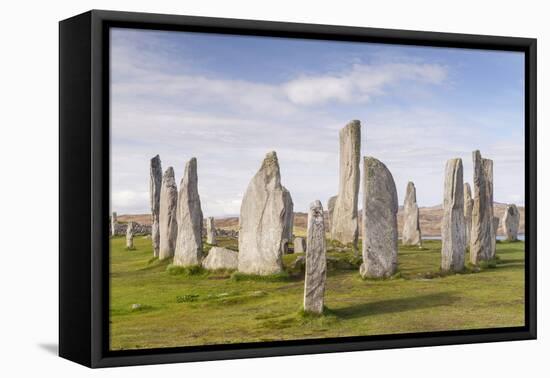 The Callanish Stones on the Isle of Lewis, Outer Hebrides, Scotland, United Kingdom, Europe-Julian Elliott-Framed Premier Image Canvas