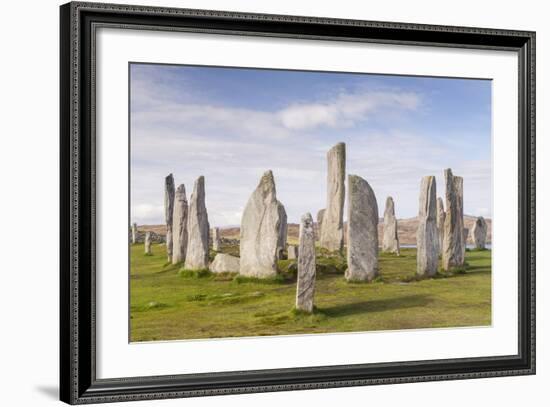 The Callanish Stones on the Isle of Lewis, Outer Hebrides, Scotland, United Kingdom, Europe-Julian Elliott-Framed Photographic Print