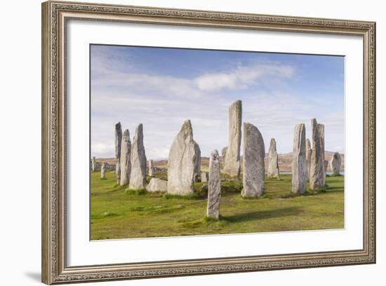 The Callanish Stones on the Isle of Lewis, Outer Hebrides, Scotland, United Kingdom, Europe-Julian Elliott-Framed Photographic Print