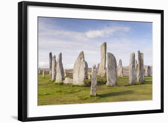 The Callanish Stones on the Isle of Lewis, Outer Hebrides, Scotland, United Kingdom, Europe-Julian Elliott-Framed Photographic Print