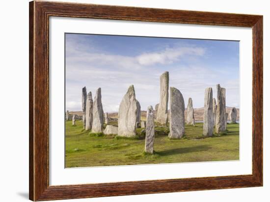 The Callanish Stones on the Isle of Lewis, Outer Hebrides, Scotland, United Kingdom, Europe-Julian Elliott-Framed Photographic Print