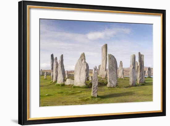 The Callanish Stones on the Isle of Lewis, Outer Hebrides, Scotland, United Kingdom, Europe-Julian Elliott-Framed Photographic Print