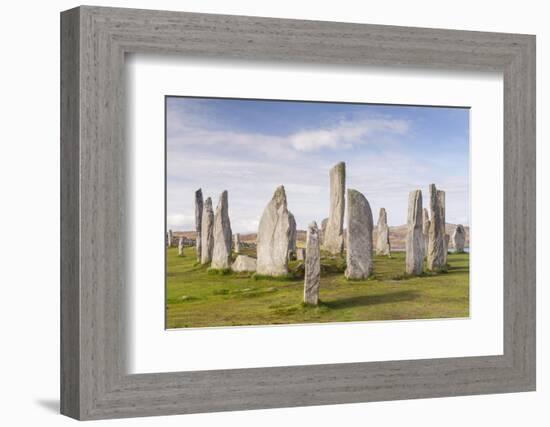 The Callanish Stones on the Isle of Lewis, Outer Hebrides, Scotland, United Kingdom, Europe-Julian Elliott-Framed Photographic Print